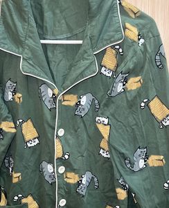 Cute Cat Pajama Top
