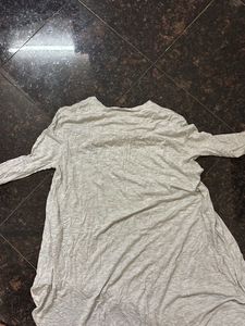 Gray Long Sleeve Top - Casual Style