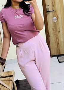 baby Pink trouser worn once