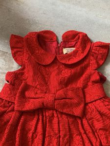 Charming Red Girls Dress