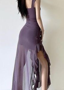 Elegant Purple dreamy Maxi Dress