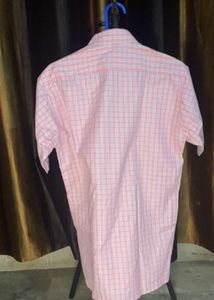 Pink Checkered Shirt For Men