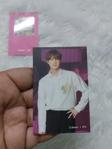 Smart BTS JIN OFFICIAL Photocard