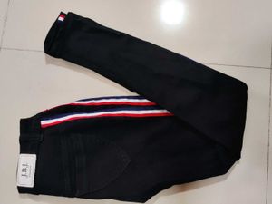 Navy Blue &amp; black Skinny Jeans