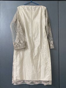 Pakistani heavy work kurta set with dupatta