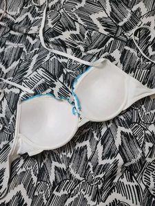 Padded White Bra/ Bikini top