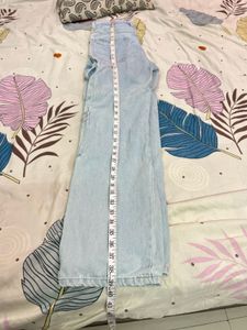Light Wash Cargo Jeans