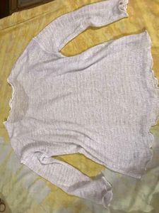 Cream Cable Knit Sweater