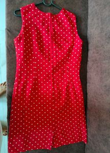 Sag Harbor petite Size 12 Polka Dot Womens Dress