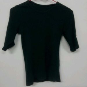 Dark Green 3/4 Sleeve Top