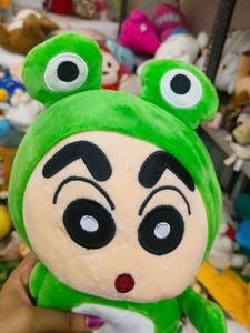 Cute Crayon Shin-chan Frog Plush Toy