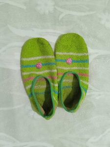Cute Green Striped Socks