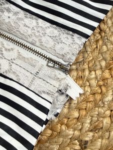 Chic Striped Lace Top