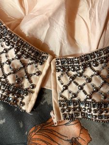 Elegant Beaded Bustier Top