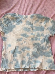 Tie-Dye Ribbed Top