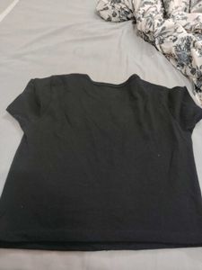 Black Graphic Print T-Shirt