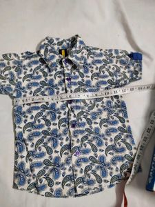 kid's Paisley Print Shirt &amp; Shorts Set