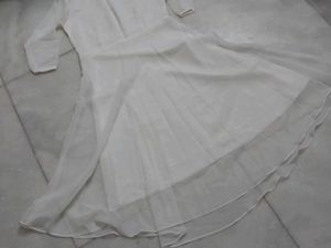 Elegant White Ethnic Gown