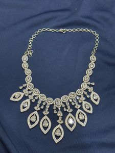 anti tarnish AD STONES Necklace