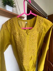 Elegant Mustard Yellow Kurta