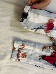 Cute Circus Print Baby Jumpsuit