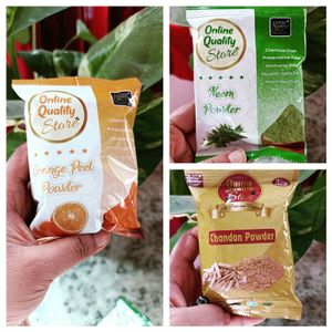 Orange Powder+ Chandan + Neem