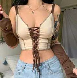 16279. Cream Corset Style Crop Top