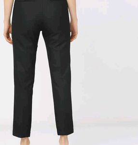 Tokyo Talkies Women Black Straight Fit Trousers
