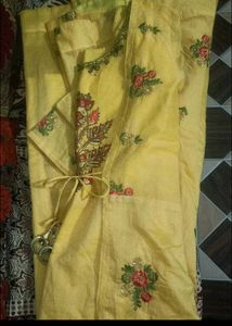Beautiful Yellow Embroidered Gown