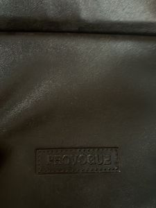 Classic drak brown pure  Leather Crossbody Bag