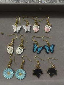 Cute Enamel Dangle Earrings