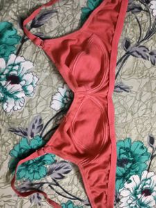 Peach Colour Body Girl Lingerie Bra