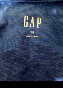 GAP Blue Crew Neck T-Shirt| Size-XS