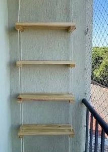 Boho Hanging Shelf Decor 🪵