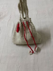 🆕Crochet Drawstring Hobo Hand/Shoulder Bag