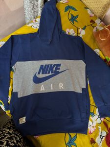 Air Blue &amp; Grey Hoodie