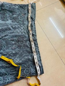 Stunning Grey Embroidered Lehenga Choli