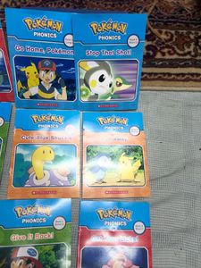 Pokemon Phonics Learning Books
