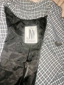 Women's Plaid Double-Breasted Coat