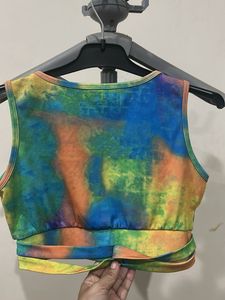 Clovia Tie-Dye Sports Bra