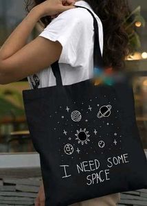 Space Tote Bag - Trendy Design