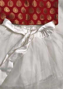 Christmas Top Skirt For Baby Girl
