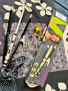 VEGA 3-in-1 Hair Styler With Setting Sprey