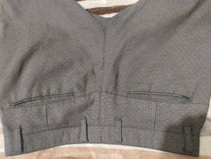 Stylish Brown Patterned Trousers SIZE 30