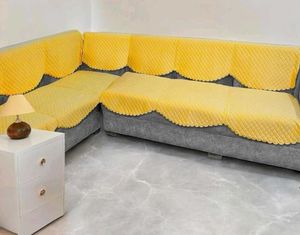 Premium Velvet 6 Seater L Shape Sofa cover