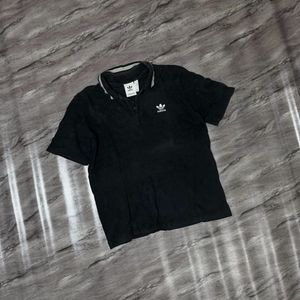 Adidas Black Polo T-Shirt