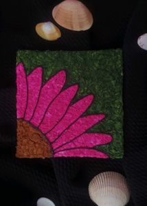 Handmade Floral Mini Canvas Art