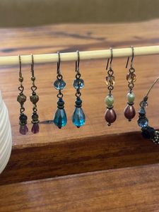 pack of 4 Assorted Beaded Earrings Set