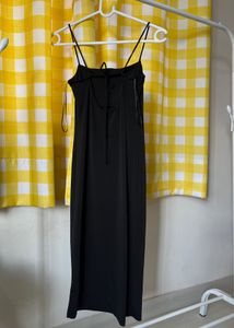 Black Strappy Bodycon Dress