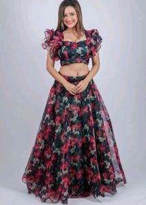 New Semi stitched Lehnga With Chunni